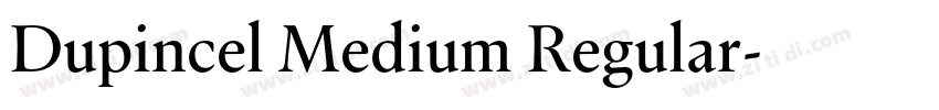 Dupincel Medium Regular字体转换